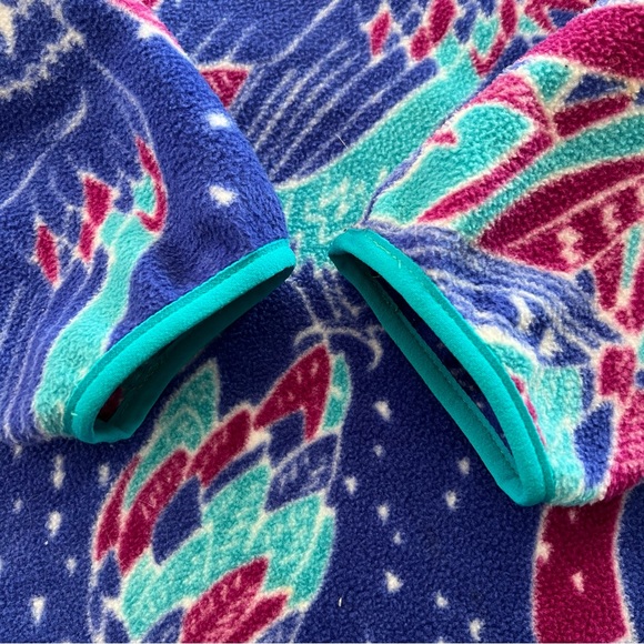 Patagonia Synchilla Snap-T Fleece Pullover Moon Owl Harvest Moon Blue Size L - Picture 8 of 11